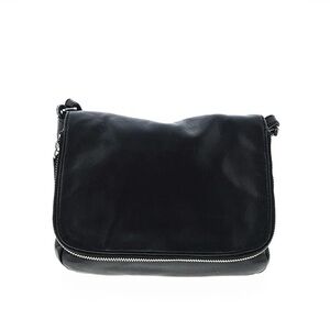 Margot New York Black Leather Crossbody Bag